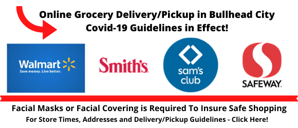 Bullhead City Grocery Stores providing pickup and delivery service