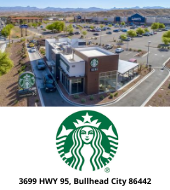 starbucks drive thru coffee shop in bullhead, city, arizona